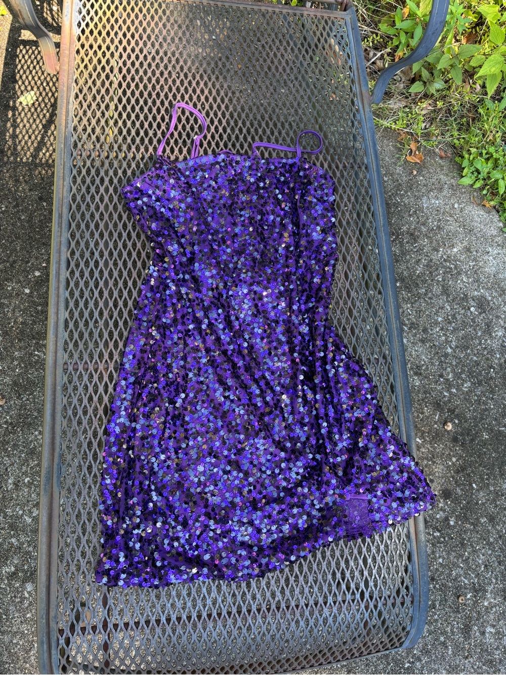 Wild Fable Purple Sequin Mini Dress